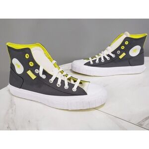 NEW NO BOX -Converse Chuck Taylor Alt Star Shoes Mens 10 Gray Neon Yellow Canvas